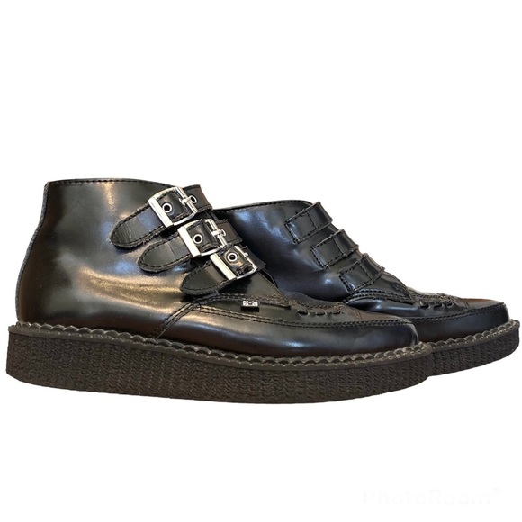 TUK 3-Buckle Pointed Creeper Low Boot, Size 6 - Picture 1 of 15